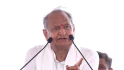 Rajasthan cheif minister Ashok Gehlot (Twitter Photo)