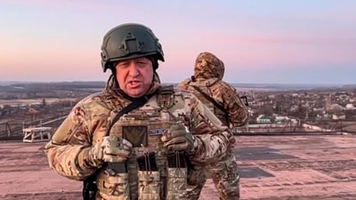 Yevgeny Prigozhin has called for an armed uprising to oust the defence minister (AP) Yevgeny Prigozhin has called for an armed uprising to oust the defence minister (AP)