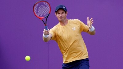 Andy Murray in action. (Action Images via Reuters)