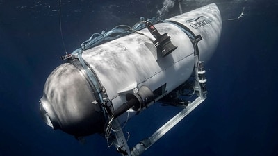 The Titan submersible (via REUTERS)