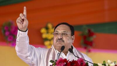 The Bharatiya Janata Party (BJP) president J P Nadda on Saturday summoned two party leaders from Telangana (PTI) The Bharatiya Janata Party (BJP) president J P Nadda on Saturday summoned two party leaders from Telangana (PTI)