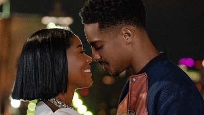 Gabrielle Union and Keith Powers in The Perfect Find (Netflix) Gabrielle Union and Keith Powers in The Perfect Find (Netflix)