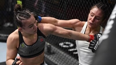 A file photo from the fight between Maycee Barber and Alexa Grasso (UFC) A file photo from the fight between Maycee Barber and Alexa Grasso (UFC)