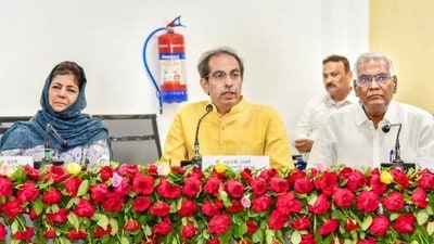Uddhav Thackeray attended the opposition's mega meet in Patna on Friday.