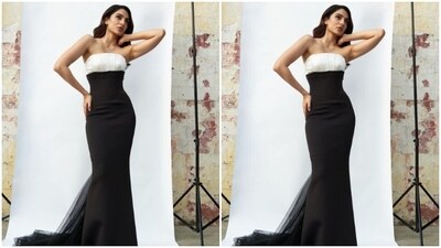 Styled by fashion stylist Karishma Diwan, Sobhita wore her tresses open in wavy curls with a back brushed look and a side part. (Instagram/@sobhitad) Styled by fashion stylist Karishma Diwan, Sobhita wore her tresses open in wavy curls with a back brushed look and a side part. (Instagram/@sobhitad)