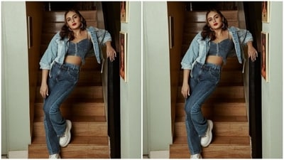 Styled by fashion stylist Sanam Ratansi, Huma wore her tresses into a sleek ponytail with a few strands of hair around her face open. (Instagram/@iamhumaq) Styled by fashion stylist Sanam Ratansi, Huma wore her tresses into a sleek ponytail with a few strands of hair around her face open. (Instagram/@iamhumaq)