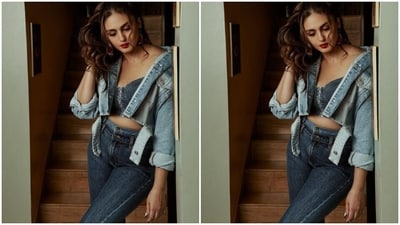 Playing muse to Nykaa Fashion and Zara, Huma picked up an all-denim look for the promotions of her upcoming film. (Instagram/@iamhumaq) Playing muse to Nykaa Fashion and Zara, Huma picked up an all-denim look for the promotions of her upcoming film. (Instagram/@iamhumaq)