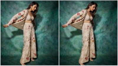 On Saturday, the actress delighted her fans with a weekend treat as she shared her recent pictures on Instagram with the caption, “Desi twist”. (Instagram/@rakulpreet) On Saturday, the actress delighted her fans with a weekend treat as she shared her recent pictures on Instagram with the caption, “Desi twist”. (Instagram/@rakulpreet)
