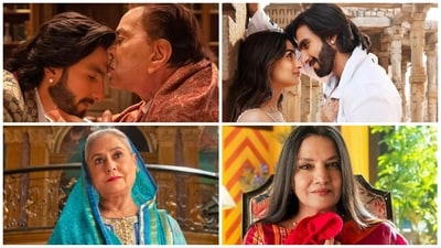 New Rocky Aur Rani Kii Prem Kahaani stills feature Alia Bhatt, Ranveer Singh, Dharmendra, Shabana Azmi and Jaya Bachchan. New Rocky Aur Rani Kii Prem Kahaani stills feature Alia Bhatt, Ranveer Singh, Dharmendra, Shabana Azmi and Jaya Bachchan.