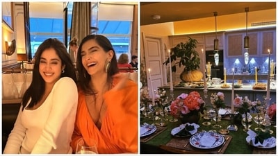 Janhvi Kapoor and Sonam Kapoor are having the best time together in London.