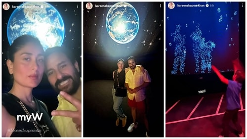 Kareena, Saif and Taimur at BBC Earth Experience. Kareena, Saif and Taimur at BBC Earth Experience.