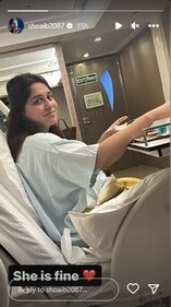 Shoaib gave fans a health update about Dipika.