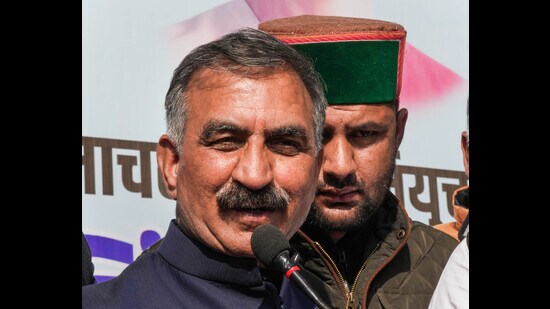 Chief minister Sukhvinder Singh Sukhu said out of the allocated funds, approximately ₹77 crore would be spent for land acquisition and structures of private land, while ₹20 crore has been earmarked for the development and widening of the road in Shimla (PTI)