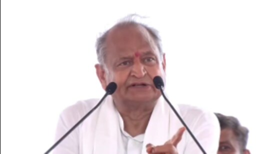 Rajasthan cheif minister Ashok Gehlot (Twitter Photo)