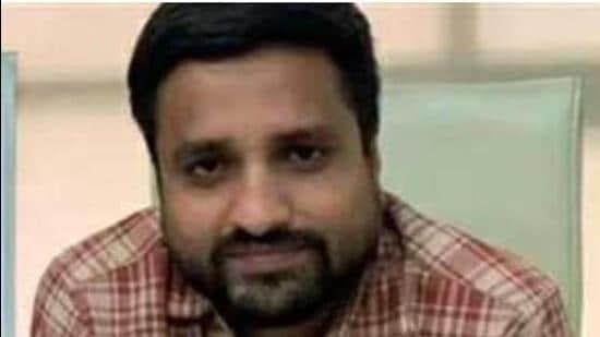 Wanted Punjab-origin travel agent Brijesh Mishra, who is accused of duping nearly 700 Indian students by giving them fake admission letters from colleges to secure study visas. (HT File)