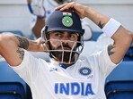 India's Virat Kohli prepares to walk out to bat India's Virat Kohli prepares to walk out to bat