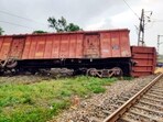 Several boggies derailed after two goods trains collided with each other near West Bengal's Bankura. 