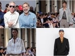 The star cast of The White Lotus; Louis Vuitton's Men's Creative Director Pharrell Williams; and models wearing creations for the Hermes Menswear Spring/Summer 2024 fashion collection. 