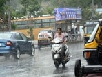 Persistent rain spells on Saturday disrupted daily life in the city as heavy traffic was reported across Pune with waterlogging witnessed in several areas. (HT) Persistent rain spells on Saturday disrupted daily life in the city as heavy traffic was reported across Pune with waterlogging witnessed in several areas. (HT)
