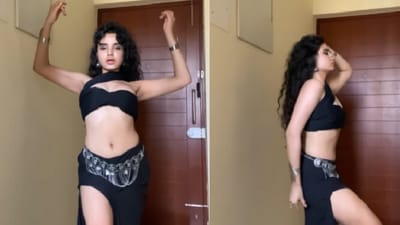 Woman belly dancing to the song Mayya Mayya. (Instagram/@Diya Bihani) Woman belly dancing to the song Mayya Mayya. (Instagram/@Diya Bihani)