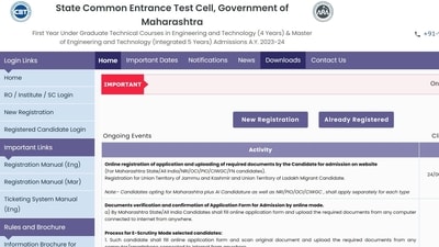 MHT CET Counselling 2023 B.E, B.Tech registration process started at cetcell.mahacet.org MHT CET Counselling 2023 B.E, B.Tech registration process started at cetcell.mahacet.org