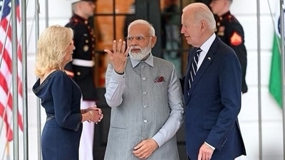 PM Modi along with President Joe Biden and First Lady Jill Biden (Instagram) PM Modi along with President Joe Biden and First Lady Jill Biden (Instagram)