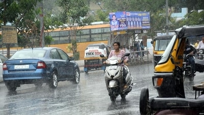 Persistent rain spells on Saturday disrupted daily life in the city as heavy traffic was reported across Pune with waterlogging witnessed in several areas. (HT) Persistent rain spells on Saturday disrupted daily life in the city as heavy traffic was reported across Pune with waterlogging witnessed in several areas. (HT)