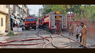 Staff crunch plagues Ludhiana’s fire dept; more than 80% seats vacant (HT FILE) Staff crunch plagues Ludhiana’s fire dept; more than 80% seats vacant (HT FILE)