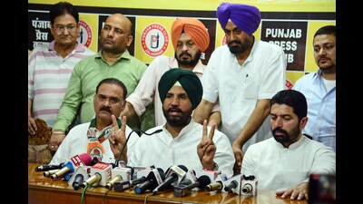 The PPCC chief said that in the past too, the AAP leadership betrayed the voters of Delhi and Punjab with its false promises and fake claims. (ANI File Photo)