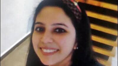 The incident occurred when Sakshi Ahuja stepped off a concrete divider onto a waterlogged stretch near a light pole close to exit gate number 1. Eyewitnesses said that as soon as Ahuja stepped into the water, she suffered an electric shock and screamed before collapsing in the rainwater. (ANI) The incident occurred when Sakshi Ahuja stepped off a concrete divider onto a waterlogged stretch near a light pole close to exit gate number 1. Eyewitnesses said that as soon as Ahuja stepped into the water, she suffered an electric shock and screamed before collapsing in the rainwater. (ANI)
