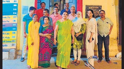 The residents of Mehta Building allege that the BMC has been sending repeated notices for conducting structural audit of the building despite it being declared safe in a structural audit by a BMC-empanelled firm in January this year. The residents of Mehta Building allege that the BMC has been sending repeated notices for conducting structural audit of the building despite it being declared safe in a structural audit by a BMC-empanelled firm in January this year.