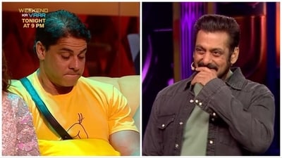 Salman Khan found sleeping Cyrus Broacha quite amusing. Salman Khan found sleeping Cyrus Broacha quite amusing.
