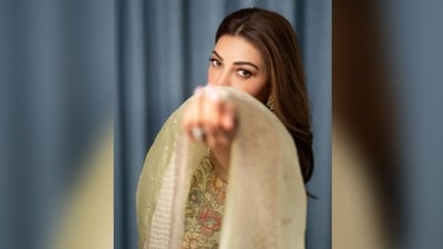 She left her luscious tresses flowing freely with a stylish middle partition, gracefully cascading down her shoulders, adding a touch of allure to her overall look, completing her stunning appearance. (Instagram/@kajalaggarwalofficial)