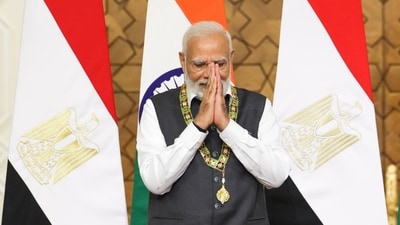 Prime Minister Narendra Modi was conferred with Egypt's highest state honour 'Order of the Nile'. (Twitter/Narendra Modi) Prime Minister Narendra Modi was conferred with Egypt's highest state honour 'Order of the Nile'. (Twitter/Narendra Modi)