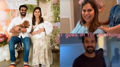Ram Charan and Upasana are yet to reveal the name of their daughter. Ram Charan and Upasana are yet to reveal the name of their daughter.