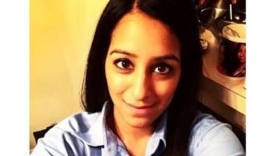 Sabrina Siddiqui posted her photo cheering for the Indian cricket team during the 2011 World Cup.