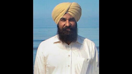 British Sikh taxi driver Anakh Singh, 59, who was killed in Wolverhampton, central England, in October 2022. (PTI)