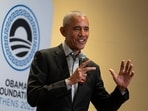 Former US president Barack Obama. Former US president Barack Obama.