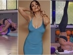 Malaika Arora nails Wheel Yoga asanas and headstand in a new workout video. 