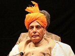 Defence Minister Rajnath Singh during a National Security Conclave', at Zorawar Singh Auditorium in Jammu, Monday. Defence Minister Rajnath Singh during a National Security Conclave', at Zorawar Singh Auditorium in Jammu, Monday.