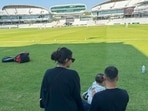 Sonam Kapoor and Anand Ahuja with Vayu in London.