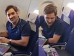 MS Dhoni was in for a pleasant gesture during his flight. MS Dhoni was in for a pleasant gesture during his flight.