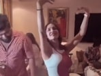 Malaika Arora dancing to Chaiyya Chaiyya at Arjun Kapoor's birthday party. Malaika Arora dancing to Chaiyya Chaiyya at Arjun Kapoor's birthday party.