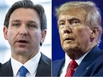 Ron DeSantis(left) and Donald Trump Ron DeSantis(left) and Donald Trump