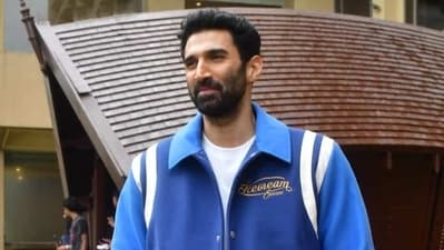 Aditya Roy Kapoor wore a blue jacket for the promotions. Earlier, talking about the second season, Aditya Roy had said in a press statement, "The success of the first part has been truly humbling, and we are excited for audiences to see what lies ahead in the journey of Shelly and Shaan. The twists, the thrill and the tension - will all conclude. The wait for The Night Manager: Part 2 is finally over and we're looking forward to all the reactions". Aditya Roy Kapoor wore a blue jacket for the promotions. Earlier, talking about the second season, Aditya Roy had said in a press statement, "The success of the first part has been truly humbling, and we are excited for audiences to see what lies ahead in the journey of Shelly and Shaan. The twists, the thrill and the tension - will all conclude. The wait for The Night Manager: Part 2 is finally over and we're looking forward to all the reactions".