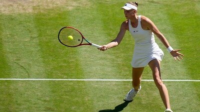 Moscow-born Kazakh Rybakina made her major breakthrough by winning the title at Wimbledon last year (AP) Moscow-born Kazakh Rybakina made her major breakthrough by winning the title at Wimbledon last year (AP)
