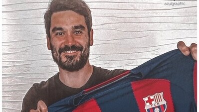 Gundogan left City after captaining the English club to the Premier League, FA Cup and Champions League treble last season
