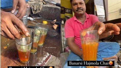 Netizens share mixed reactions to Hajmola chai recipe. (Instagram/@Yash Shivhare)