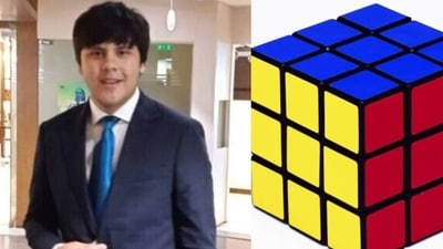 Suleman's mother said that he had the ability to solve the cube puzzle in under 20 seconds. (AP/ Getty Images) Suleman's mother said that he had the ability to solve the cube puzzle in under 20 seconds. (AP/ Getty Images)