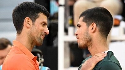 Novak Djokovic defeated Carlos Alcaraz in the French Open semi-final. Novak Djokovic defeated Carlos Alcaraz in the French Open semi-final.